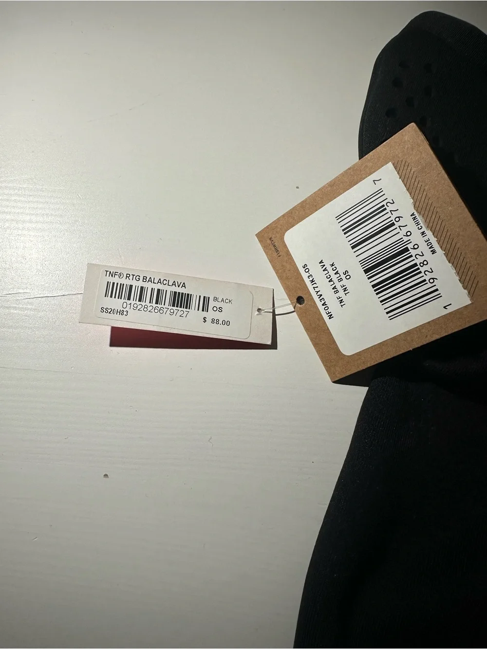 Supreme The North Face RTG Black Polartec Balaclava Spring/Summer 2020